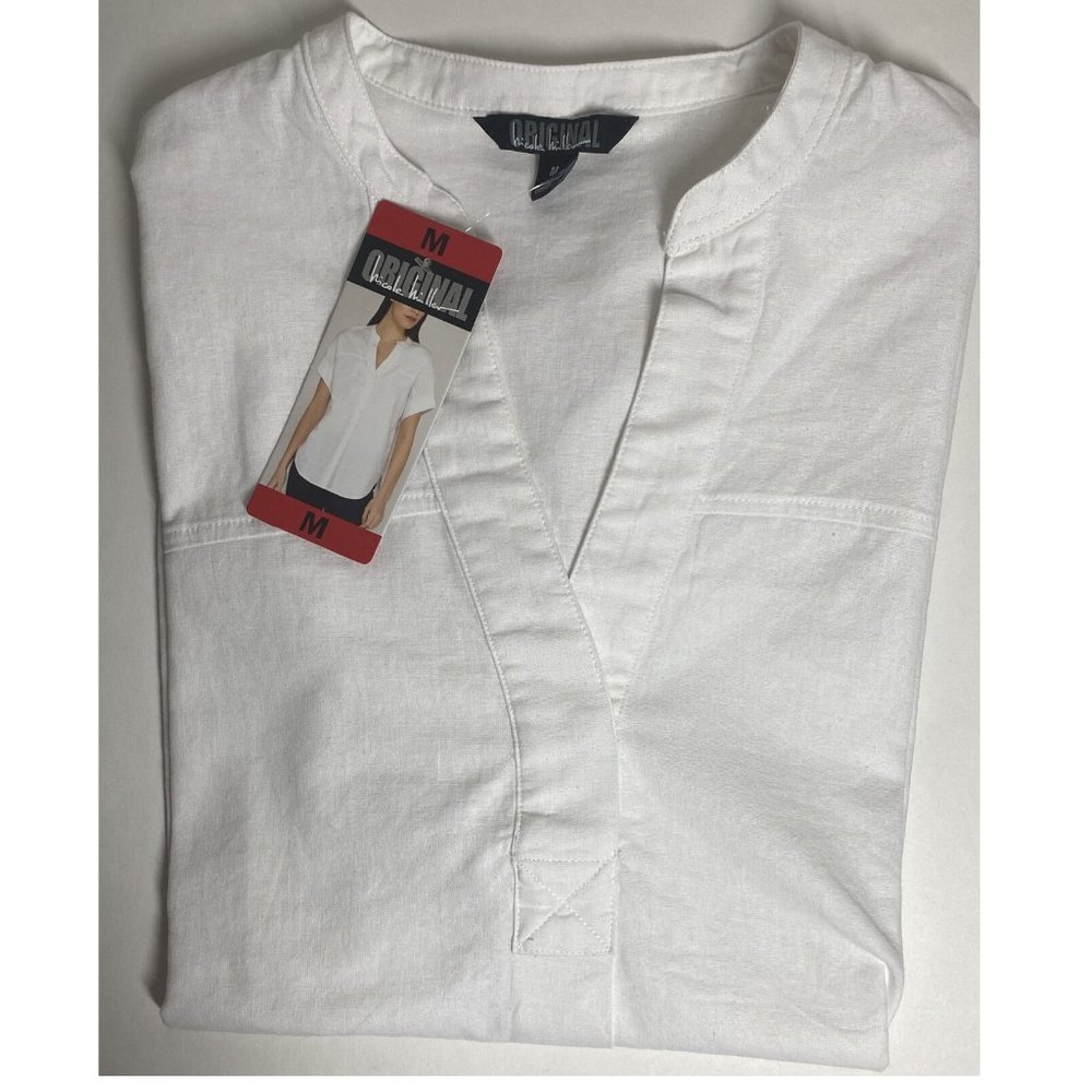 Original Nicole Miller Women's Cap Sleeve V-Neck - Picture 5 of 5